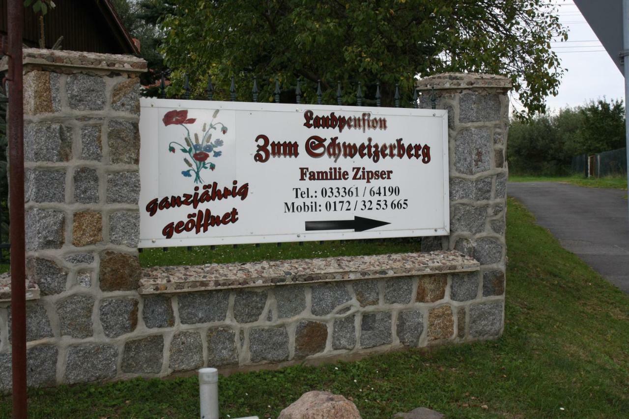 Landpension Zum Schweizerberg Neugrimnitz Dış mekan fotoğraf
